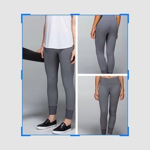 Lululemon Ebb to Street grey yoga leggings